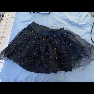 BLACK GLITTER TUTU